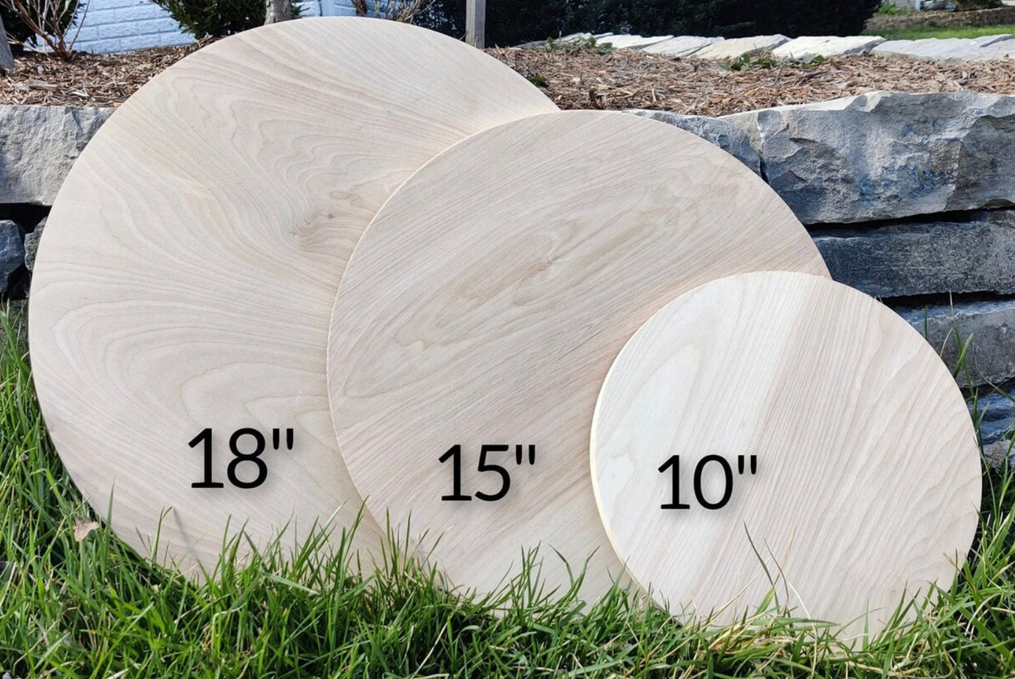 Large 18" 3D (Acrylic/Wood) Ramadan Decor Sign | Door Hanger | Round Sign | Gift