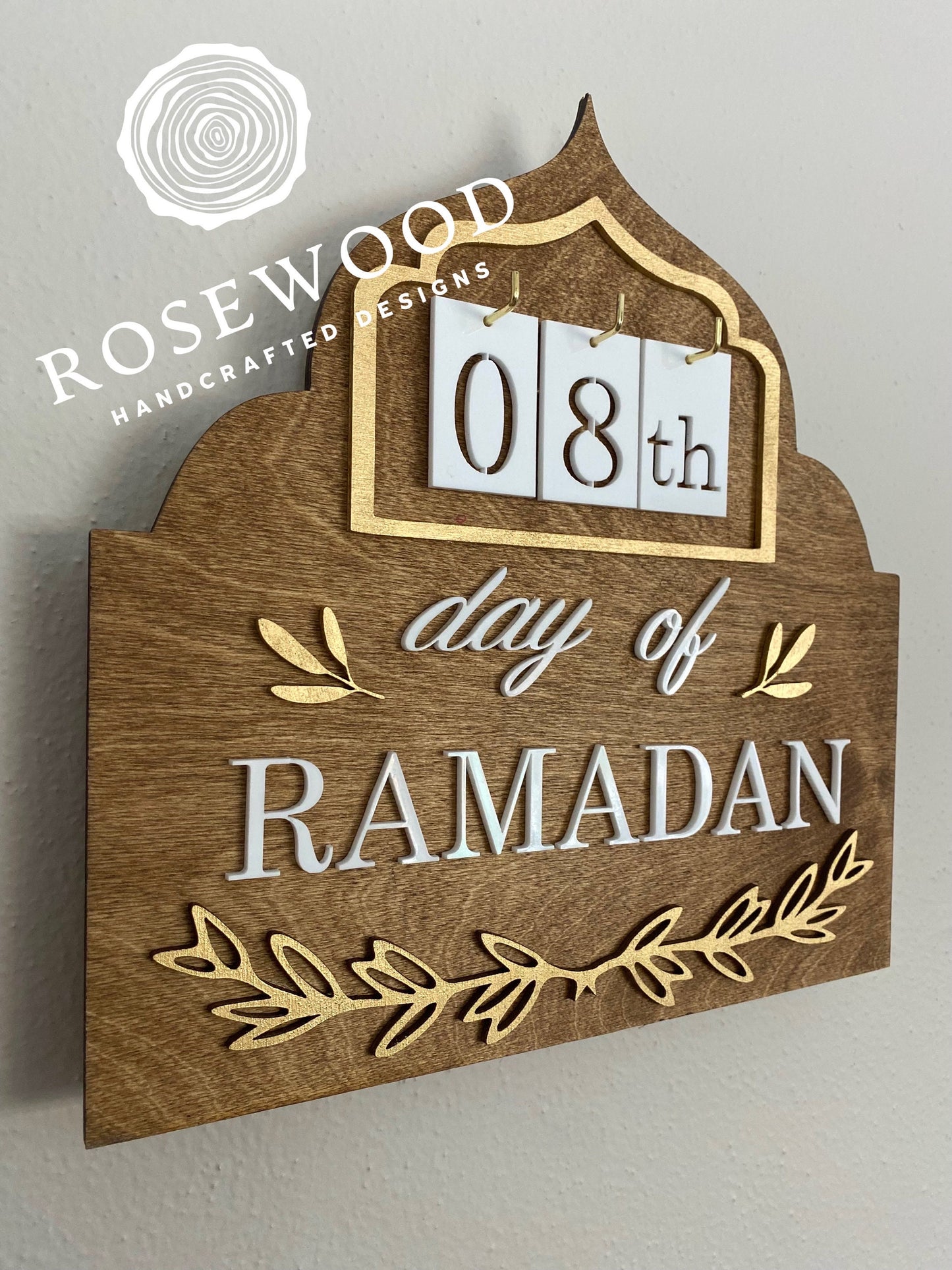 Ramadan Wood Calendar