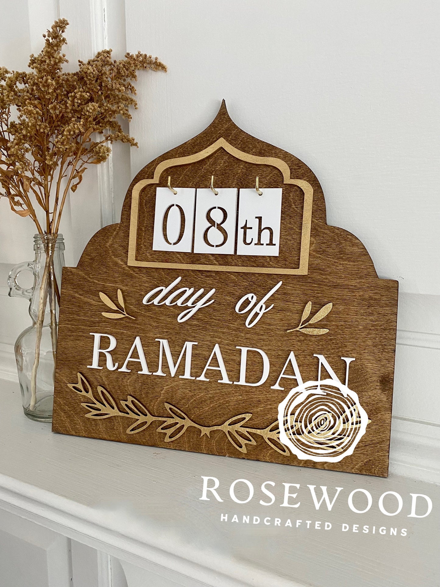 Ramadan Wood Calendar