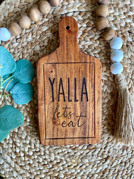 Mini Accent Boards - Yalla Let's Eat!